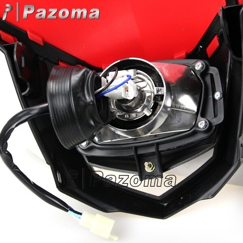 Dirtbike Headlamp Headlight Fairing For Honda CRF250X CRF450X CRF250L XR250 - Picture 3 of 10