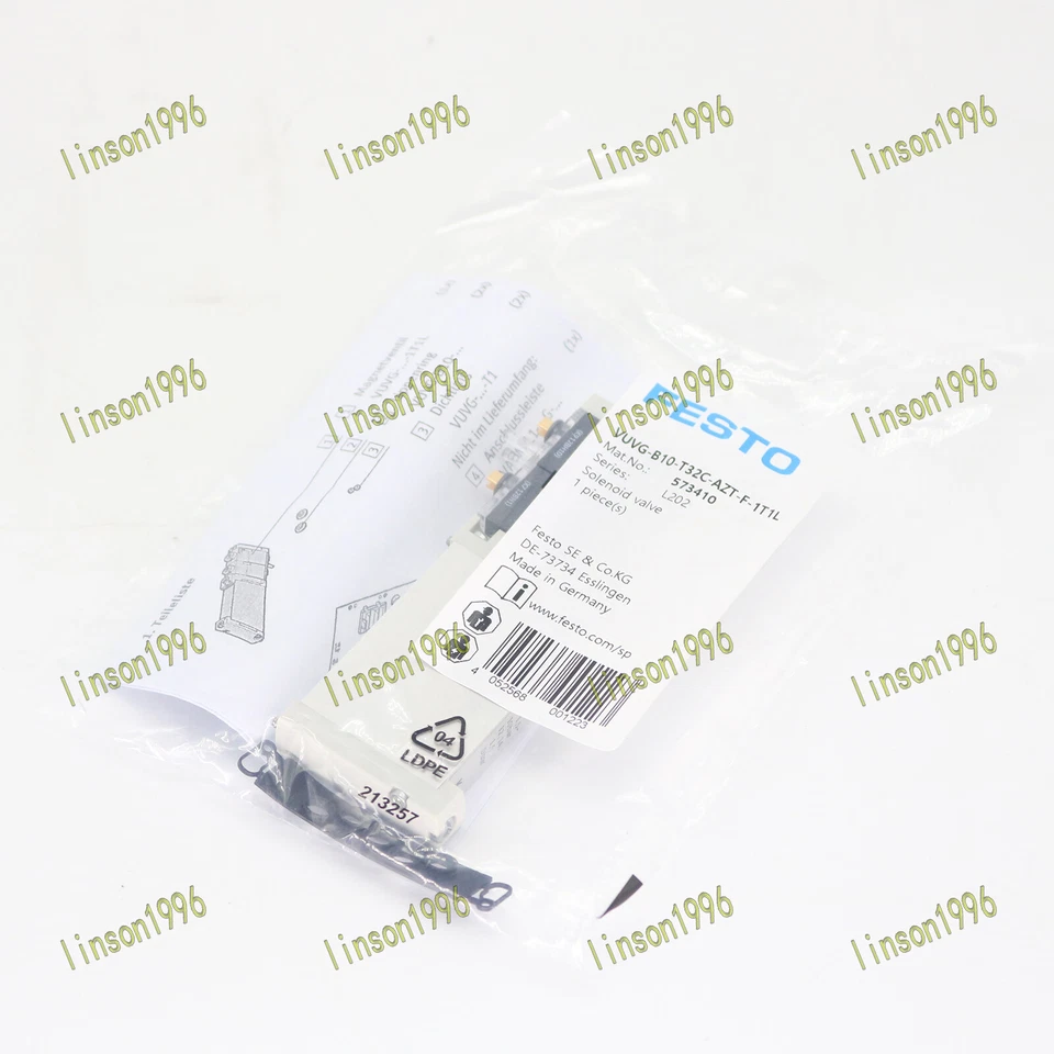 1PC NEW Festo 573410 VUVG-B10-T32C-AZT-F-1T1L Solenoid Valve spot stock - Image 2 of 4