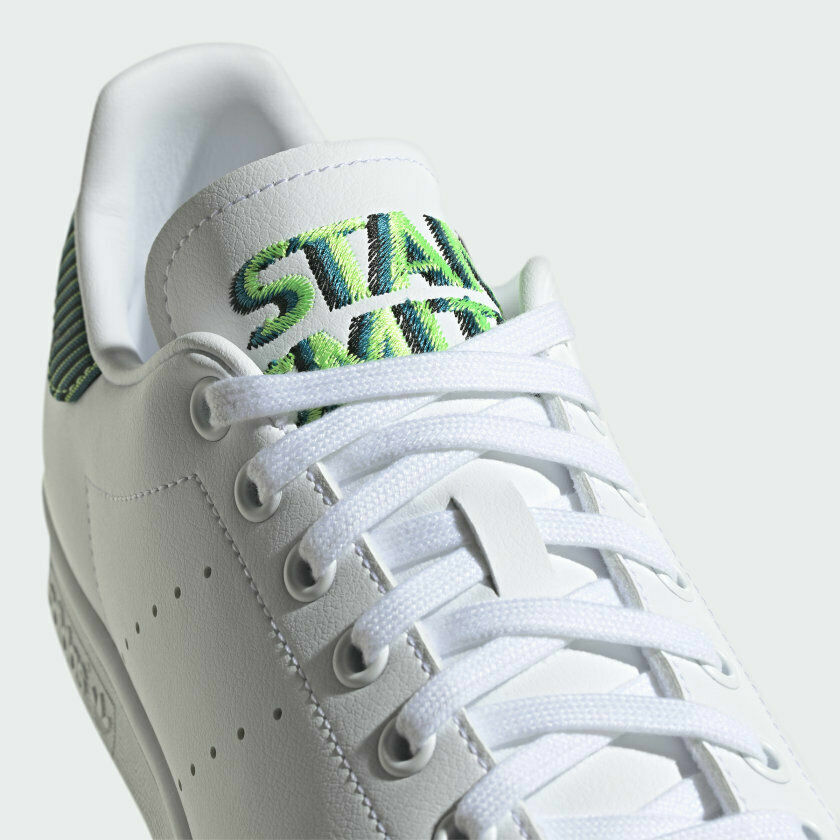 新品◇adidas/STAN SMITH W/DASH GREEN/24.5cm New Adidas Originals Stan Smith Shoes White Green H04334 Mens Size
