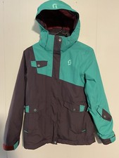 Scott Women's Ski & Snowboard Winter Jacket Green Purple Sz Xs