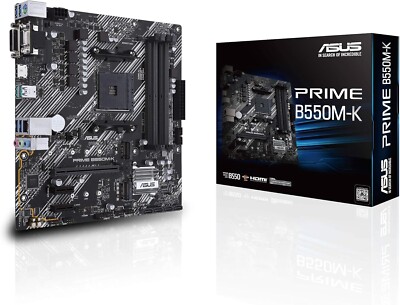 セット売り!! ASUS B550M-K Ryzen5 3600 RAM 16G ASUS PRIME B550M-K AMD Scoket AM4 DDR4 Micro-ATX Motherboard Brand