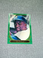 2018 Topps Gallery Hall of Fame Gallery Green #HOF-8 Jackie Robinson #D / 250