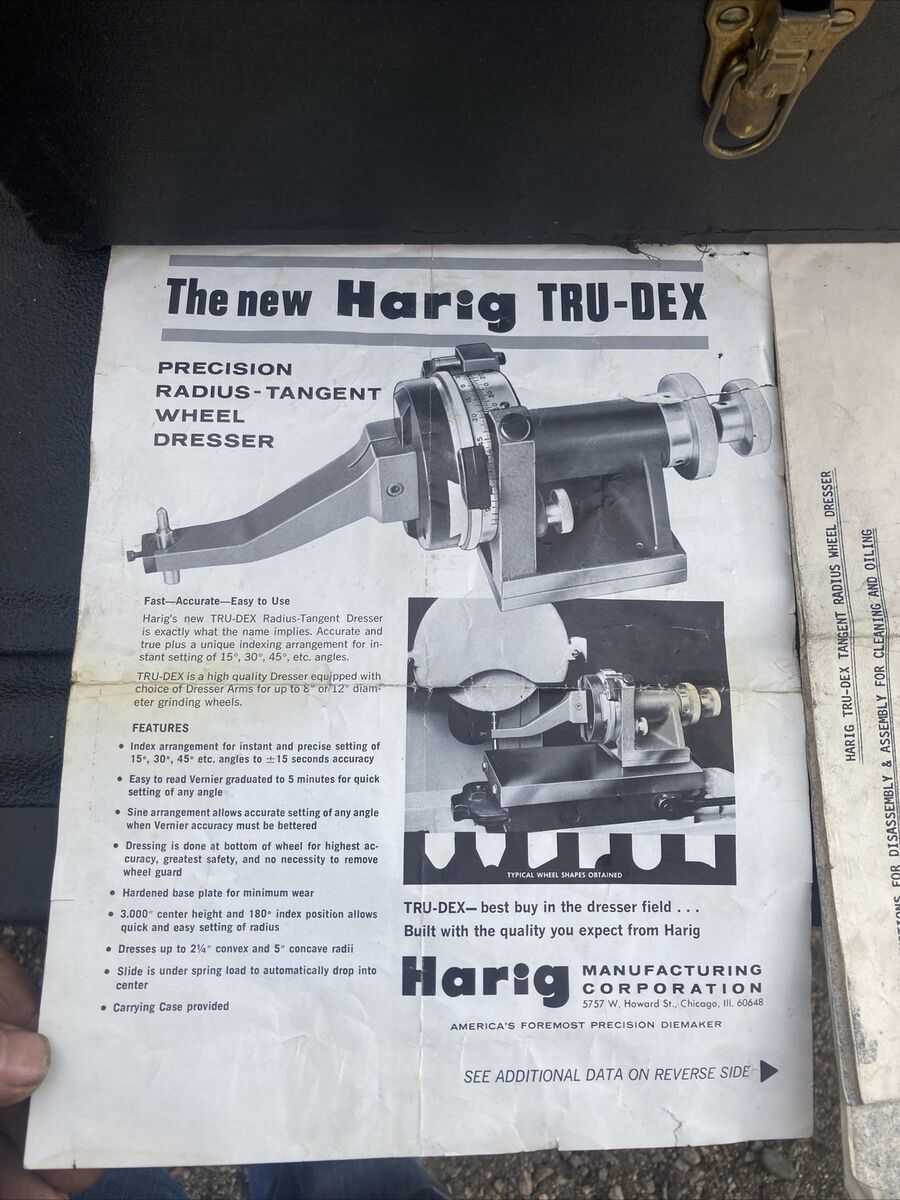 Harig 030-100 TRU-DEX Precision Grinding Wheel Diamond Harig 030-100 TRU-DEX Precision Grinding Wheel Diamond