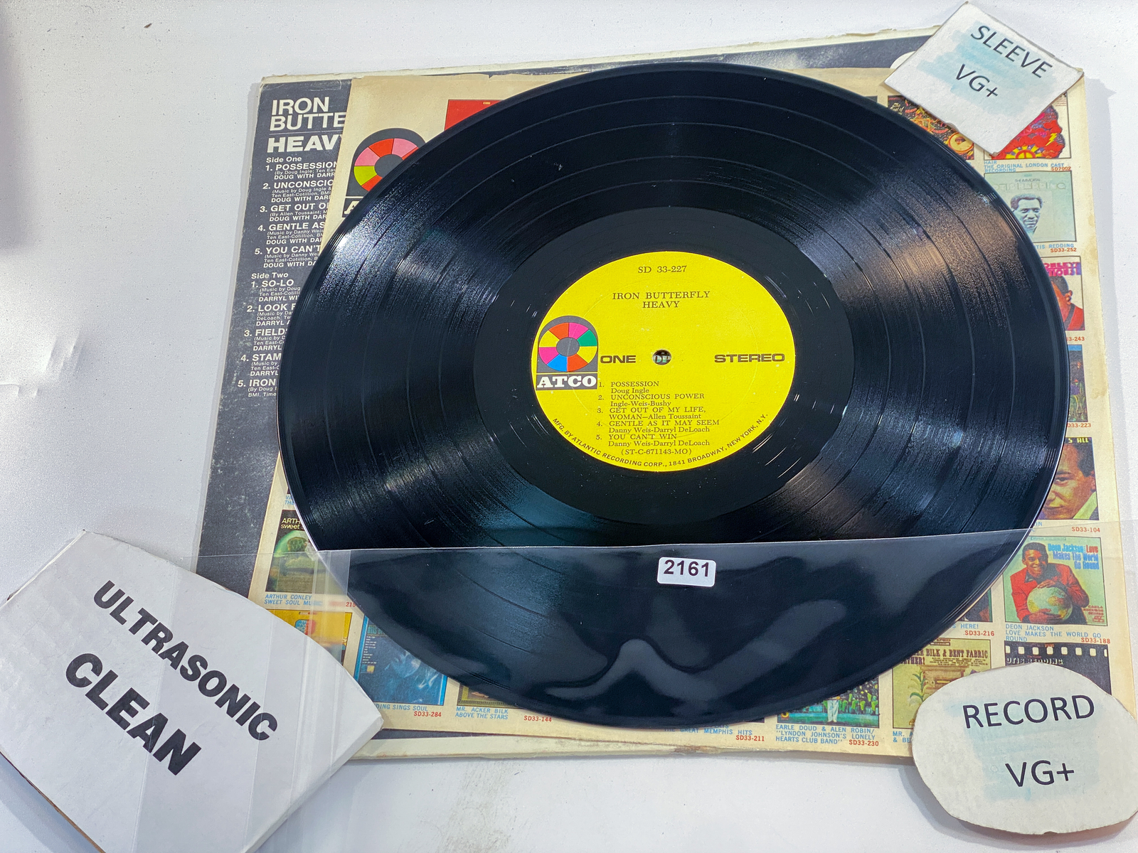 Iron Butterfly Heavy 1968 VG+/VG+ Ultrasonic Clean Vintage Vinyl eBay