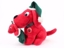 CLIFFORD The Big Red Dog HOLIDAY Santa Christmas Plush 12-inch Toy