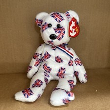TY Beanie Babies Jack  the British Bear  - With Tags - New Condition
