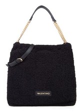 Bolso de hombro VALENTINO Qube Hobo Bag bolso bandolera Nero negro nuevo