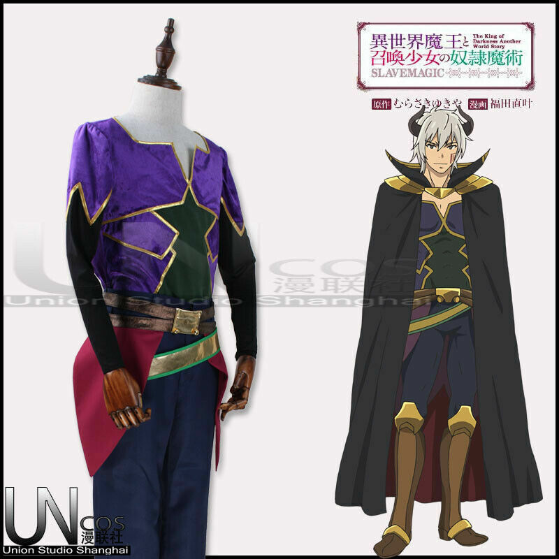  Isekai Maou to Shoukan Shoujo no Dorei Majutsu Diablo Cosplay  Costume2959 (Female S) : Toys & Games