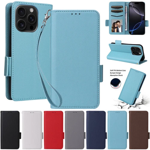 Strap Leather Wallet Phone Case for Samsung A50 A70 A30 A81 M14 M16 M56 M34 A11