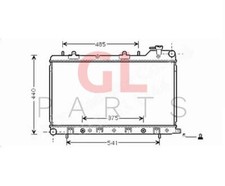 Radiateur Subaru FORESTER