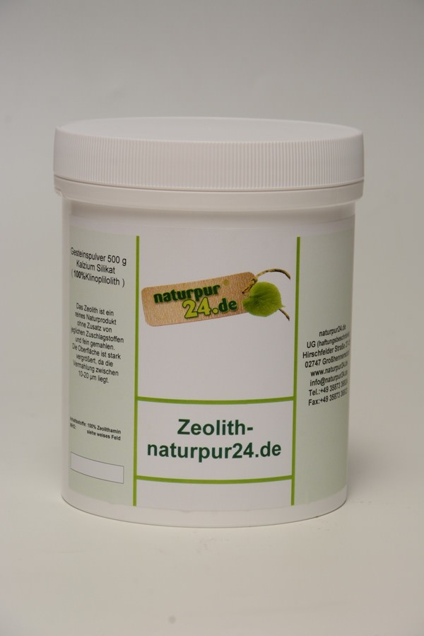 Zeolithamin Gesteinspulver Zeolith 0,5 kg 10-15 µm Heilerde Wohlbefinden