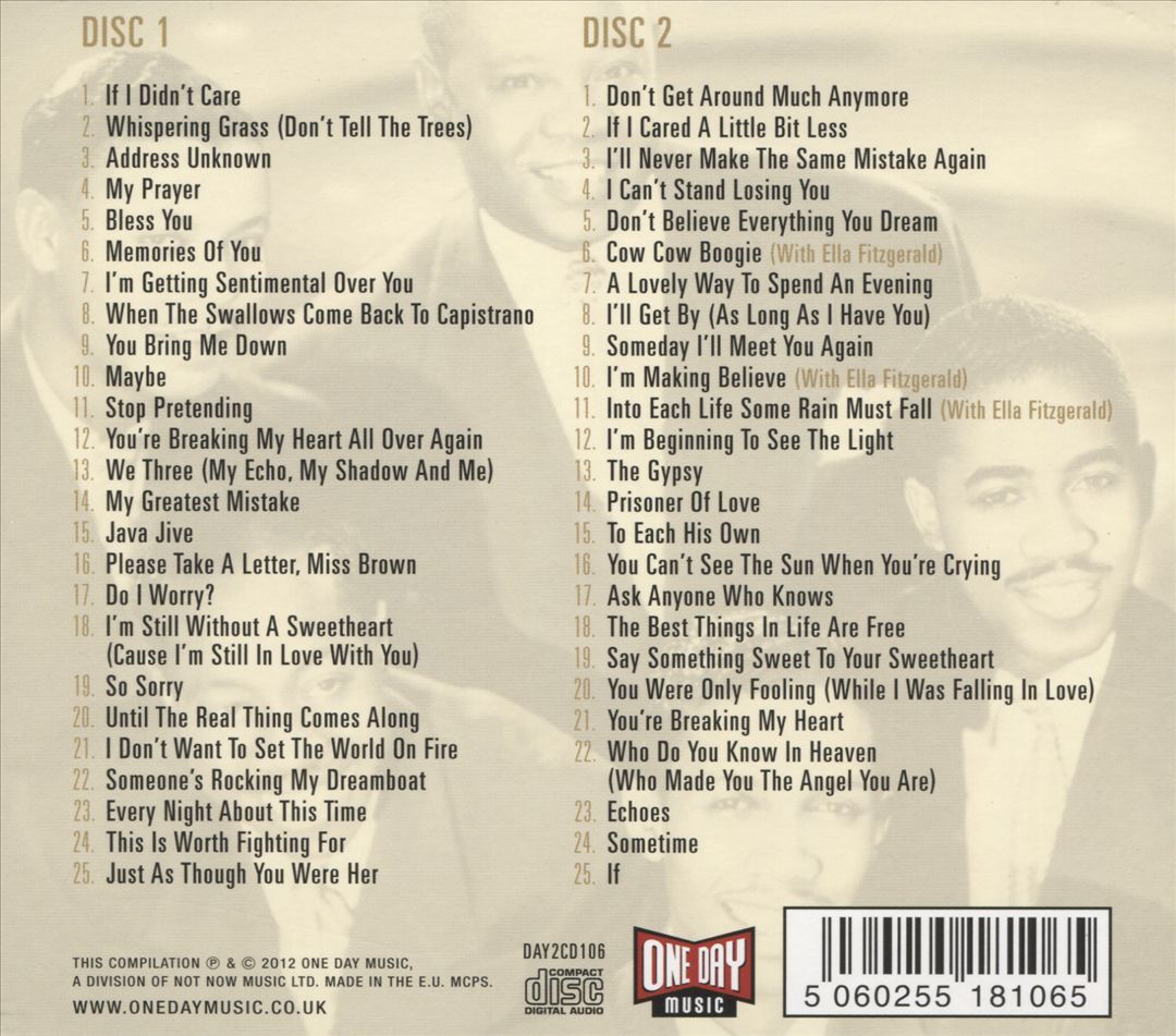 Ultimate Collection by Ink Spots (CD, 2013) for sale online eBay