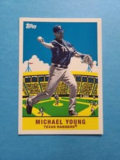 MICHAEL YOUNG 2007 TOPPS FLASHBACK FRIDAYS BASEBALL CARD # FF17 G3993
