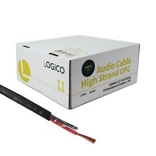 Speaker Wire Audio Cable 16/2 AWG Bare Copper Outdoor Direct Burial Black 250ft