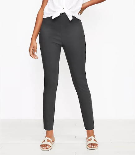 HIGH WAIST SIDE ZIP SKINNY PANTS sz 