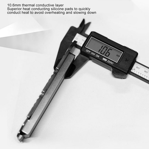 M.2 NVMe SSD Heatsink For PS5 M.2 NVMe SSD Thermal Cover Efficient Internal - Photo 10/24