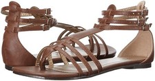 Gladiator Sandals Women's Ellie Shoes Roman Style Brown Costume Shoes