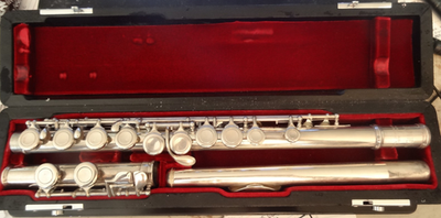 Jupiter Flute JFL 611 Sterling Silver Head joint ,+ case, lightly