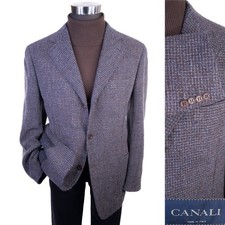 Canali Sport Coat Blazer 42R Wool - Alpaca 3 Button Italian Made Bemberg Lining