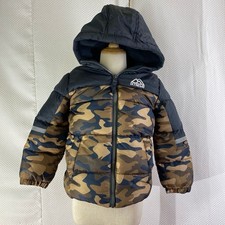 : iXtreme Boys Camo Puffer Jacket Winter Coat Hooded Size 4