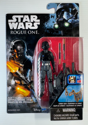 Star Wars Rogue One – Action Figure Imperial Ground Crew, 3.75 Pollici Con 3 Accessori