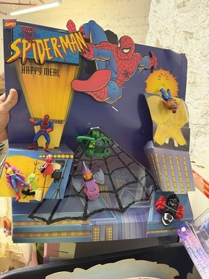VINTAGE 90S MARVEL COMICS SPIDERMAN MCDONALDS HAPPY MEAL TOY