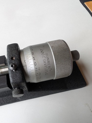 Sunnen CF-1126 Dial Bore Gauge 2-8" Setting Fixture With Case - Picture 10 of 24