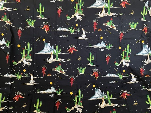 1 Yarda La Colección Alexander Henry Tela Navidad Patrón Western - Imagen 2 de 8