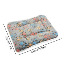 Flannel Thickened Dog Bed Mat Soft Pet Sleeping Mat for Dogs Cats Winter Warm Pe