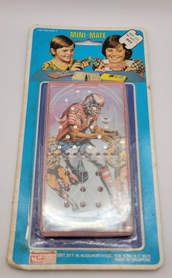 Vintage 1976 Mini Mate Lucky Ball Football Handflipper in OVP