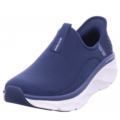 Skechers d lux walker 2.0 Damen Slipper in Blau