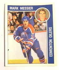 Panini HOCKEY '87 MARK MESSIER NHL Album Sticker #194 Edmonton Oilers