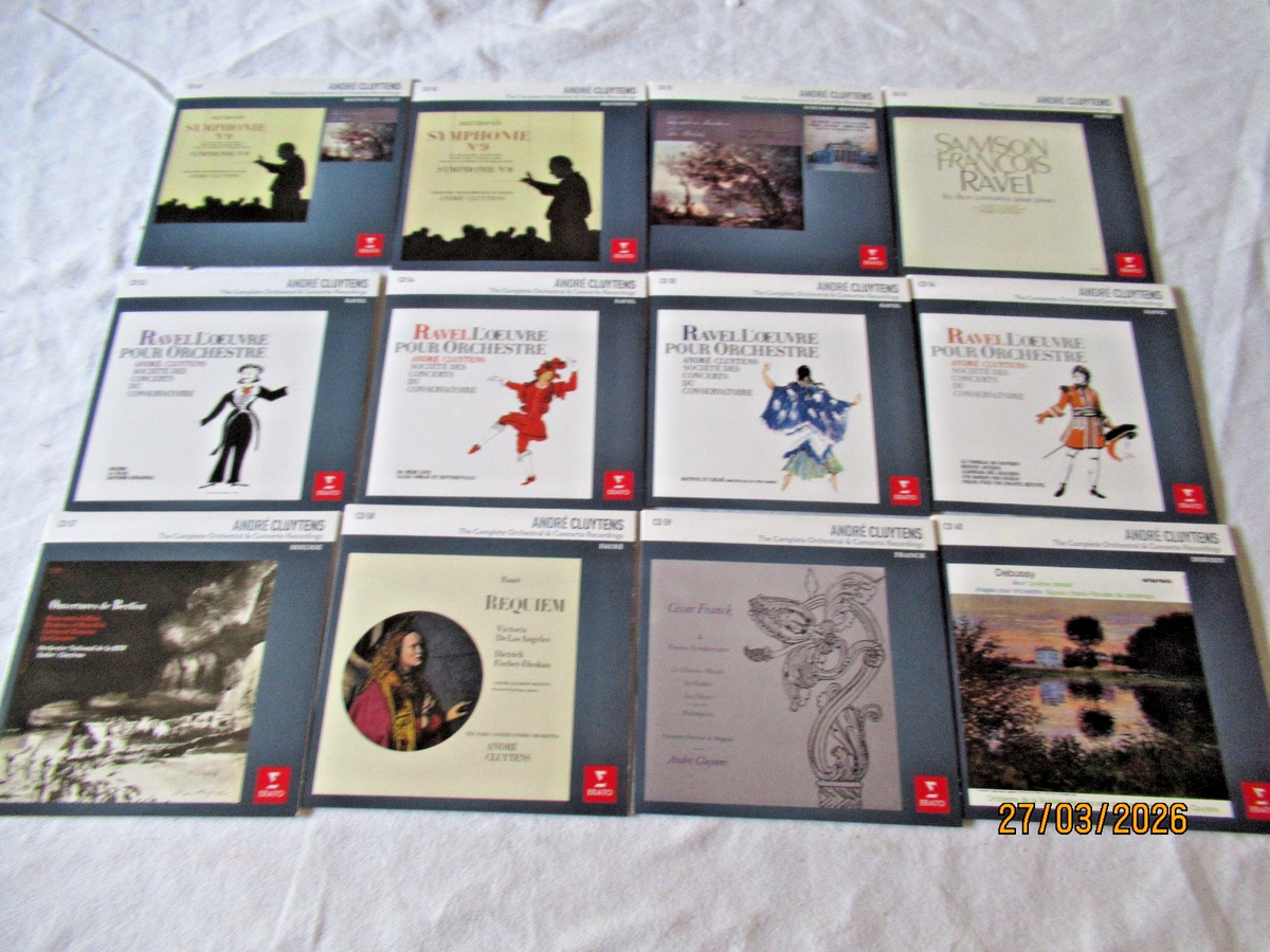 Andre Cluytens Complete Orchestral & Concerto Recordings 65 CD Box
