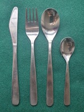 British Airways Airline Cutlery x 4 by UP (1987/88) Stainless Steel Aeronautica