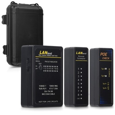 Netzwerkkabel Kabeltester für RJ45 RJ11 ISDN LAN Netzwerk Ethernet Kabel