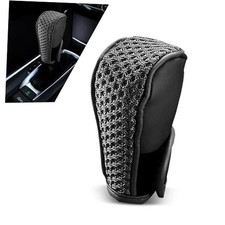 Car Gear Shifting Knob Cover, 2.75In x 4.72In Vehicle Interior 1 PC Black