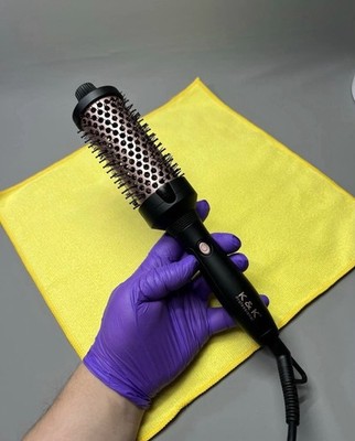 Thermo Heiß Rundbürste Keratin Schutz Heizfass 45 mm Glätteisen Lockenstab