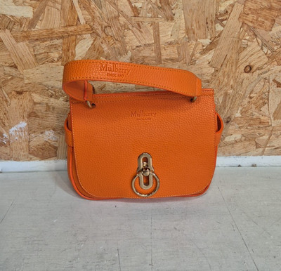 Mulberry kleine Amberley Leder Umhängetasche - Koralle Orange
