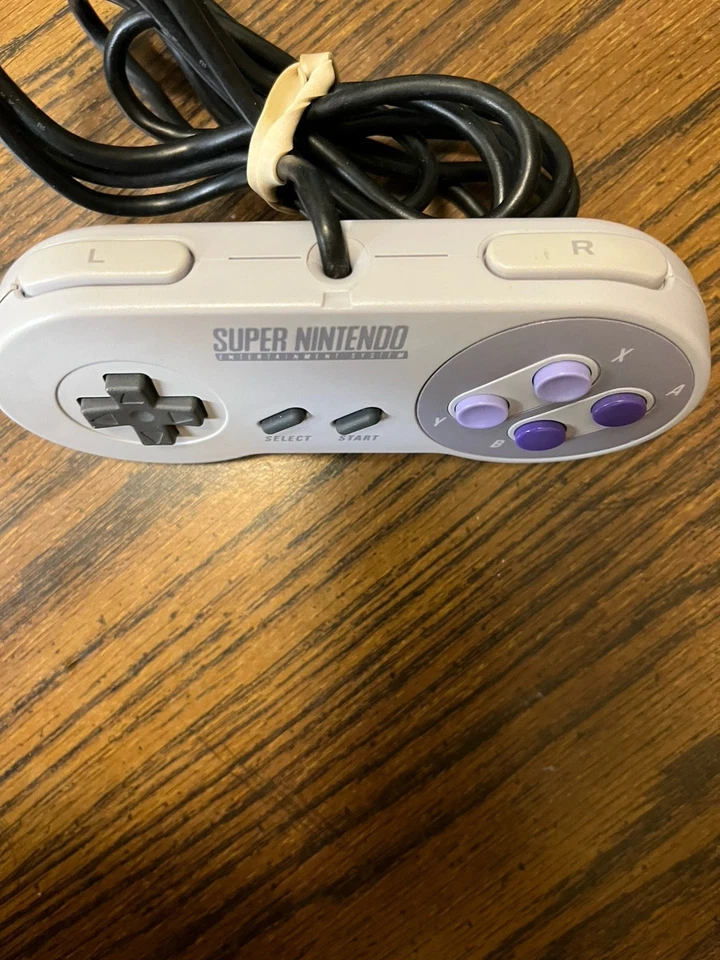 Mando Nintendo SNES SNS-005 Original Limpio Probado Funciona Buen Estado Foto 3 de 4