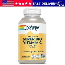 Solaray Super Bio Buffered Vitamin C 1000 mg with Bioflavonoids, Timed Release