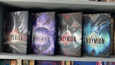 Hyperion Cantos Books 1-4 Broken Binding Alternate Dust Jackets Sprayed Edges 