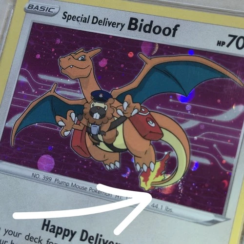 TAIL WHOLE SWIRL 🌀💫 PSA 8 Special Delivery Bidoof SWSH177 Promo Pokemon Card