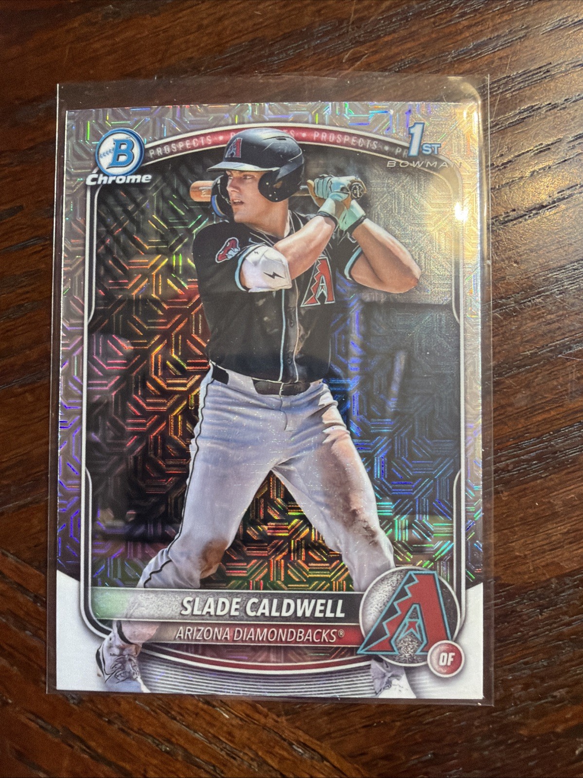 Slade Caldwell  2025 Bowman - Chrome Prospects#BCP-21 Mojo Refractor (RC)