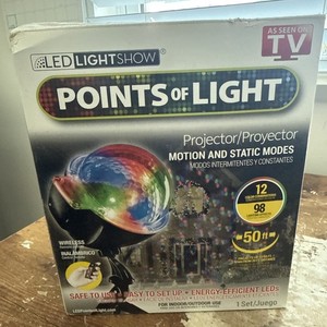 Points of Light LED Light Show As Seen On TV Indoor Outdoor Projection Light.