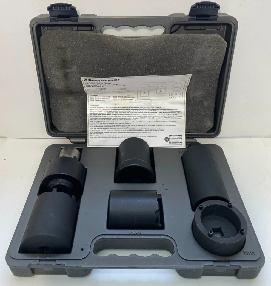 (MA6) GEARWRENCH 6 PC. SPINDLE NUT SET - 41660D Foto 3 de 4