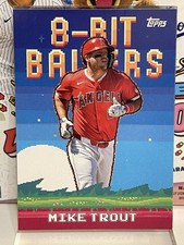 2025 TOPPS BASEBALL SERIES 1 CELEBRATION - Mike Trout #8B-2 8-Bit Ballers