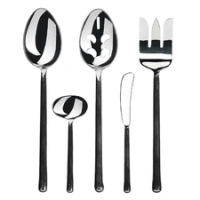 Gourmet Settings (GS) Montana 18/10 Stainless Steel 5pc. Hostess Set