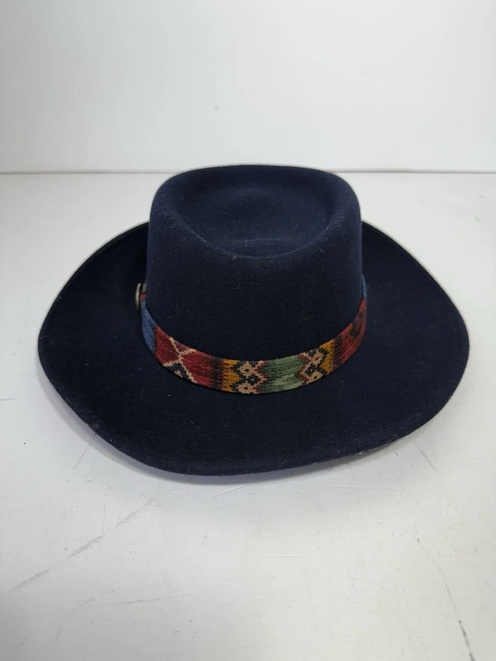 Sombrero de lana italiano vintage Scala Firenze talla pequeña sombrero de lana pequeño Foto 2 de 4