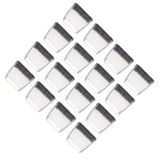 24pcs Chair Leg Floor Protectors,Non-Slip Square Chair Leg Pads Caps Covers