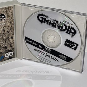 GRANDIA SEGA SATURN  w/ Spine Card Japanese  Retro Game